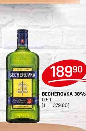 BECHEROVKA 38% 0,5l