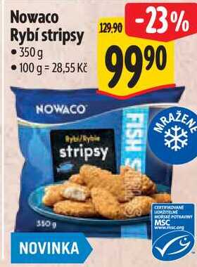 Nowaco Rybí stripsy, 350 g