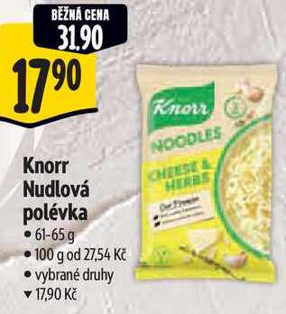 Knorr Nudlová polévka, 61-65 g