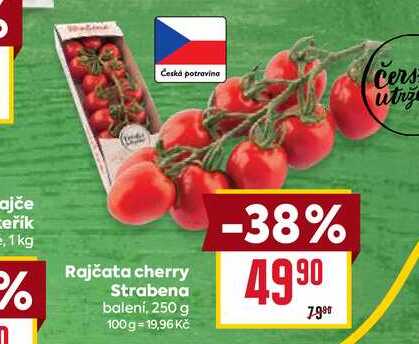 Rajčata cherry Strabena balení 250 g 