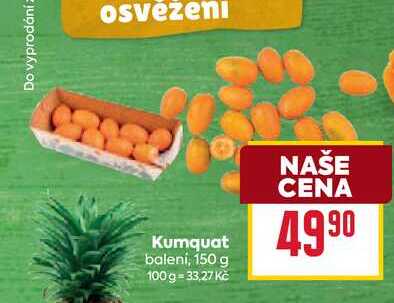 Kumquat balení, 150 g 