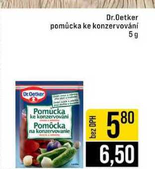 Dr.Oetker pomůcka ke konzervování 5g 