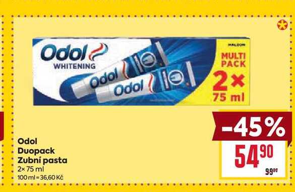 Odol Duopack Zubní pasta 2x 75 ml 