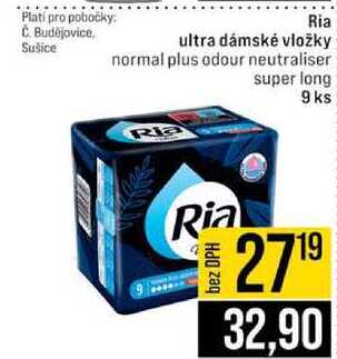 Ria ultra dámské vložky super long 9 ks 