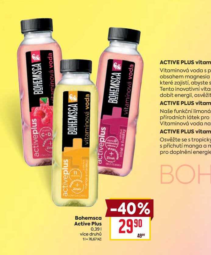 Bohemsca Active Plus 0,39l 