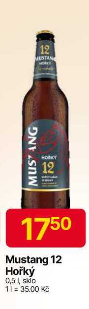 Mustang 12 Hořký 0,5l