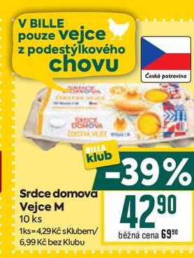 Srdce domova Vejce M 10 ks 