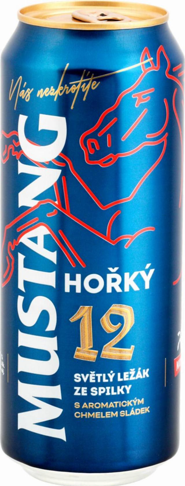 Mustang hořký Pivo světlý ležák