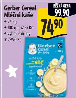 Gerber Cereal Mléčná kaše, 230 g