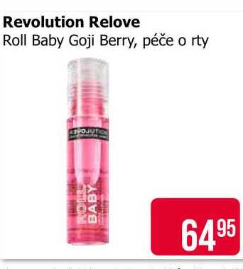 Revolution Relove Roll Baby Goji Berry, péče o rty 