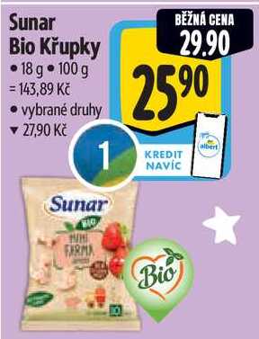 Sunar Bio Křupky, 18 g