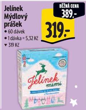 Jelínek Mýdlový prášek, 60 dávek 