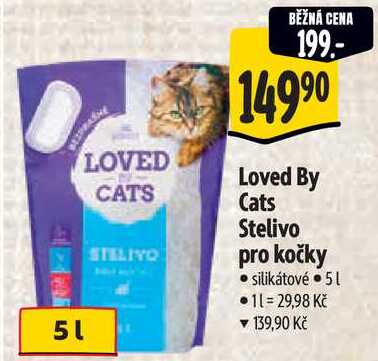 Loved By Cats Stelivo pro kočky, 5 l