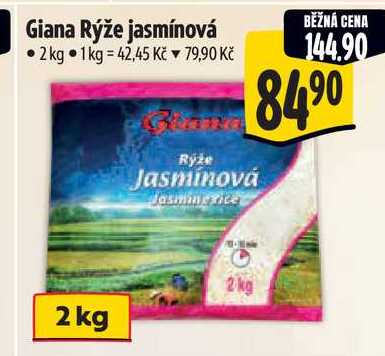 Giana Rýže jasmínová, 2 kg