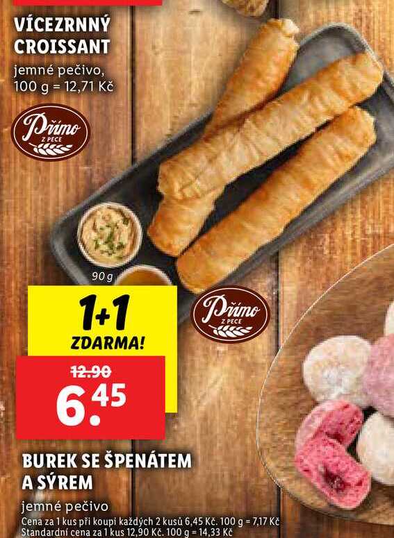 BUREK SE ŠPENÁTEM A SÝREM, 90 g