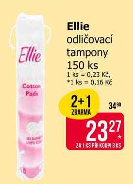 Ellie Cotton Padi Ellie odličovací tampony 150 ks 