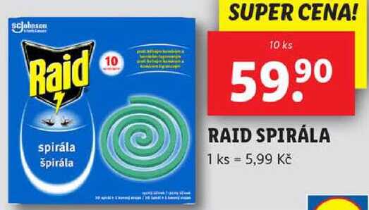 RAID SPIRÁLA, 10 ks