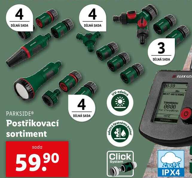 Postřikovací sortiment 