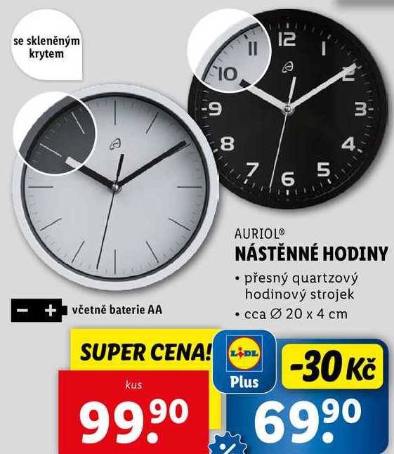 NÁSTĚNNÉ HODINY