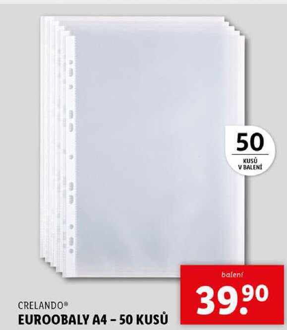 EUROOBALY A4 - 50 KUSŮ 