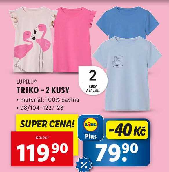 TRIKO - 2 KUSY 