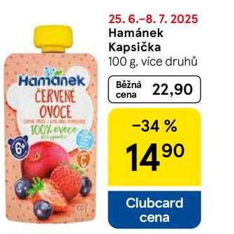 Hamánek Kapsička, 100 g, více druhů 