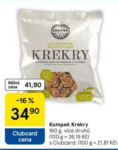 Kompek Krekry, 160 g 