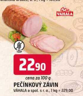 PEČÍNKOVÝ ZÁVIN VÁHALA 100 g