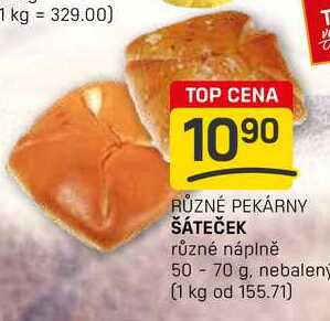 ŠÁTEČEK různé náplně 50 -70 g