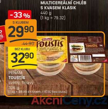 TOUSTÍS světlý, tmavý 336 g 