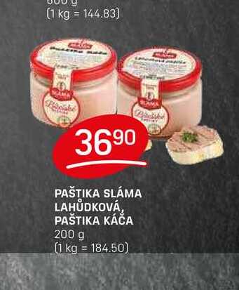 PAŠTIKA SLÁMA LAHŮDKOVÁ, PAŠTIKA KÁČA 200 g 