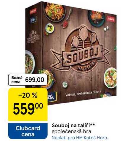 Souboj na talíři, společenská hra  