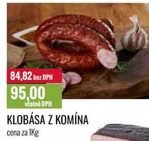 KLOBÁSA Z KOMÍNA cena za 1Kg 