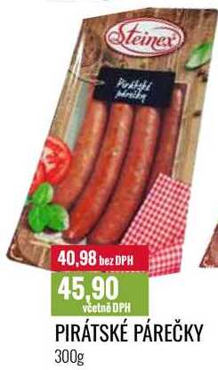 PIRÁTSKÉ PÁREČKY 300g 