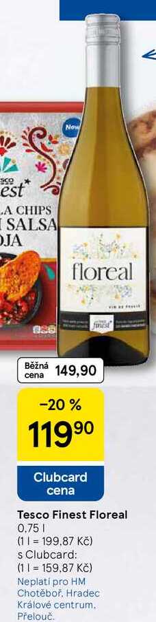 Tesco Finest Floreal, 0.75 l