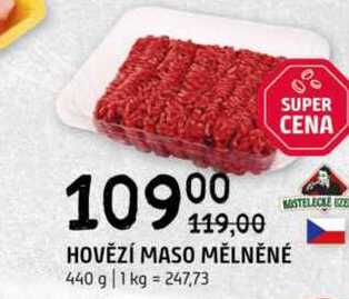 Mleté maso hovězí 440g