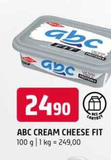 Abc cream cheese fit 100 g