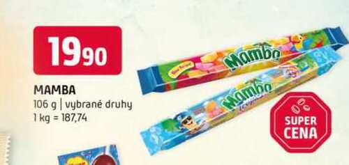 Mamba 106 g vybrané druhy