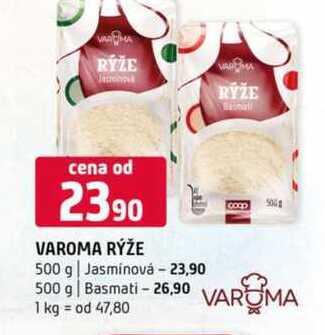 Varoma rýžr 500 g Jasmínová 500 g Basmati 