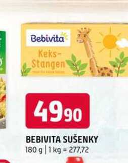Bebivita sušenky 180 g 