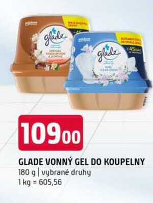 Glade vonný gel do koupelny 180 g vybrané druhy