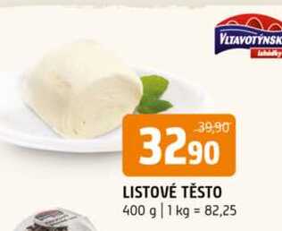 Listové těsto 400g