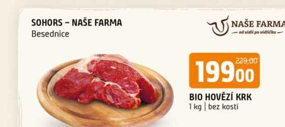 Bio hovězí krk 1kg