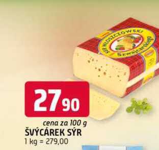Švýcárek sýr 100g