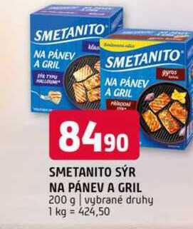 Smetanito sýr na pánev a gril 200g