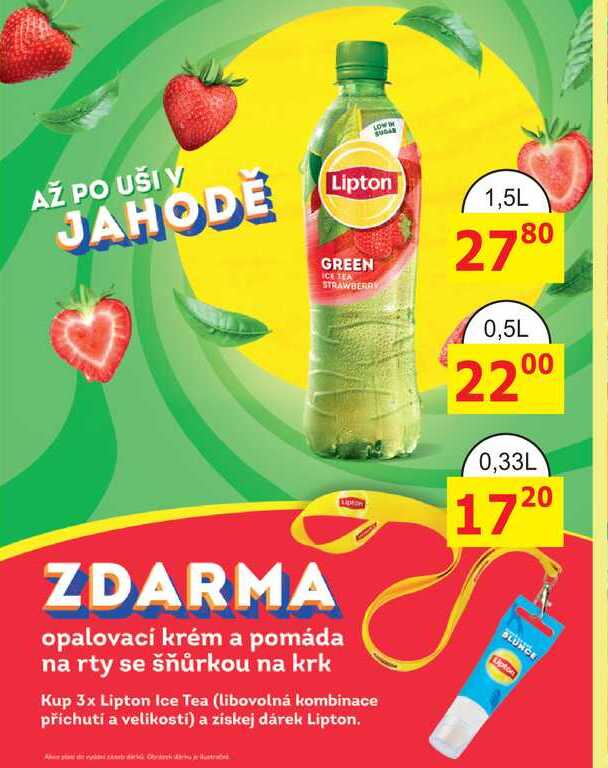 Lipton Ice Tea ledový čaj, vybrané druhy 0.33l