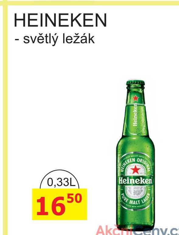 Heineken pivo ležák světlý 330ml 
