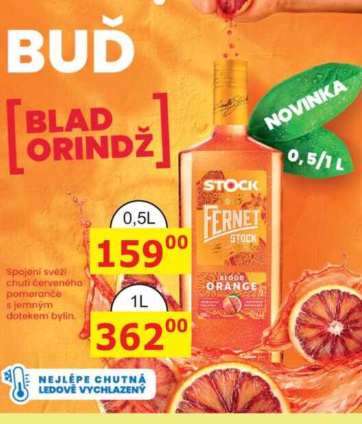 FERNET STOCK BLOOD ORANGE 0,5L 