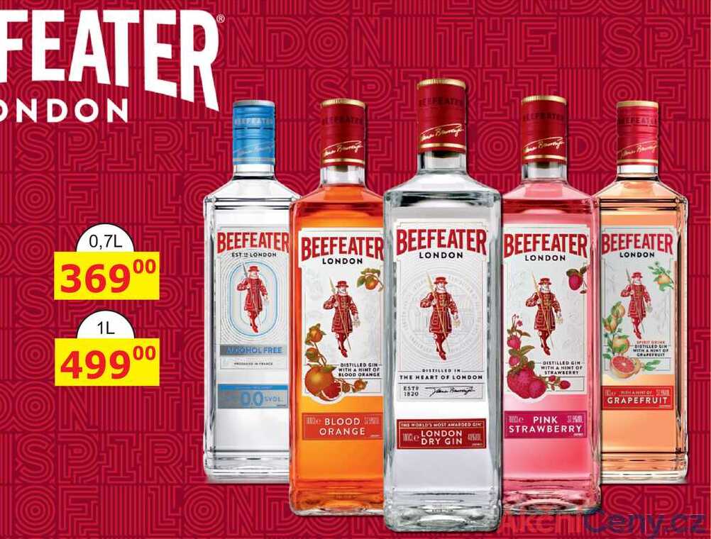 Beefeater London dry gin 1l