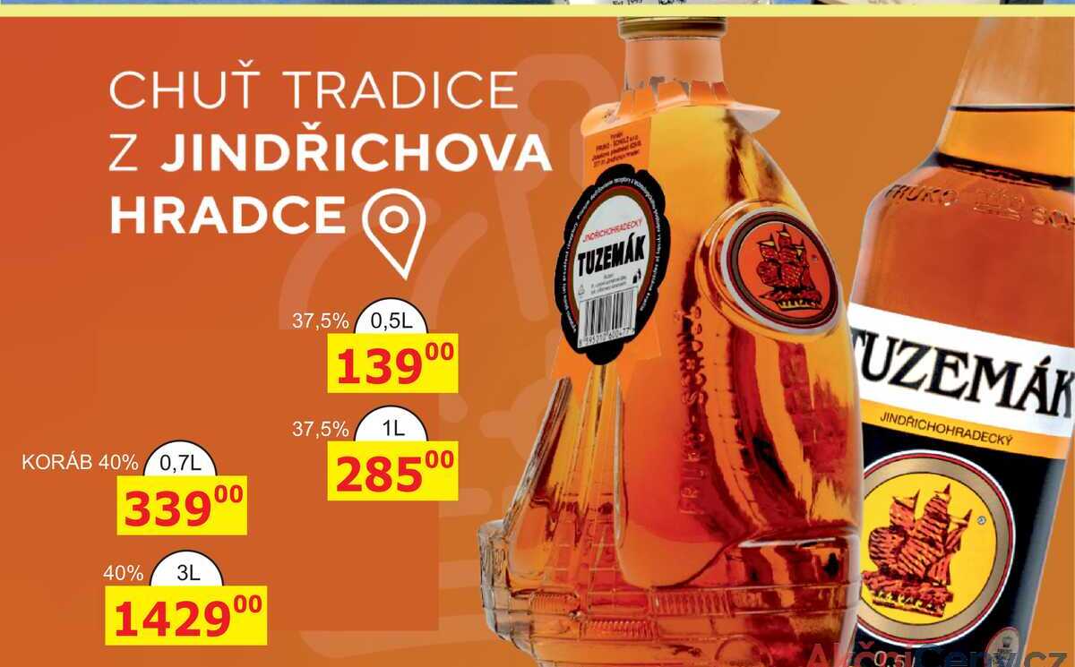 Jindřichohradecký tuzemák koráb 3l 40%